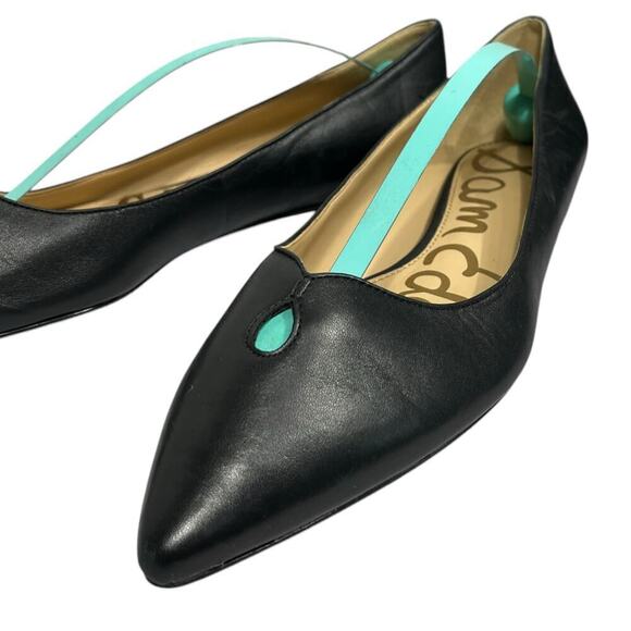 Sam Edelman Ruby Leather Upper Pointed Flats / Size-8 - Picture 4 of 9